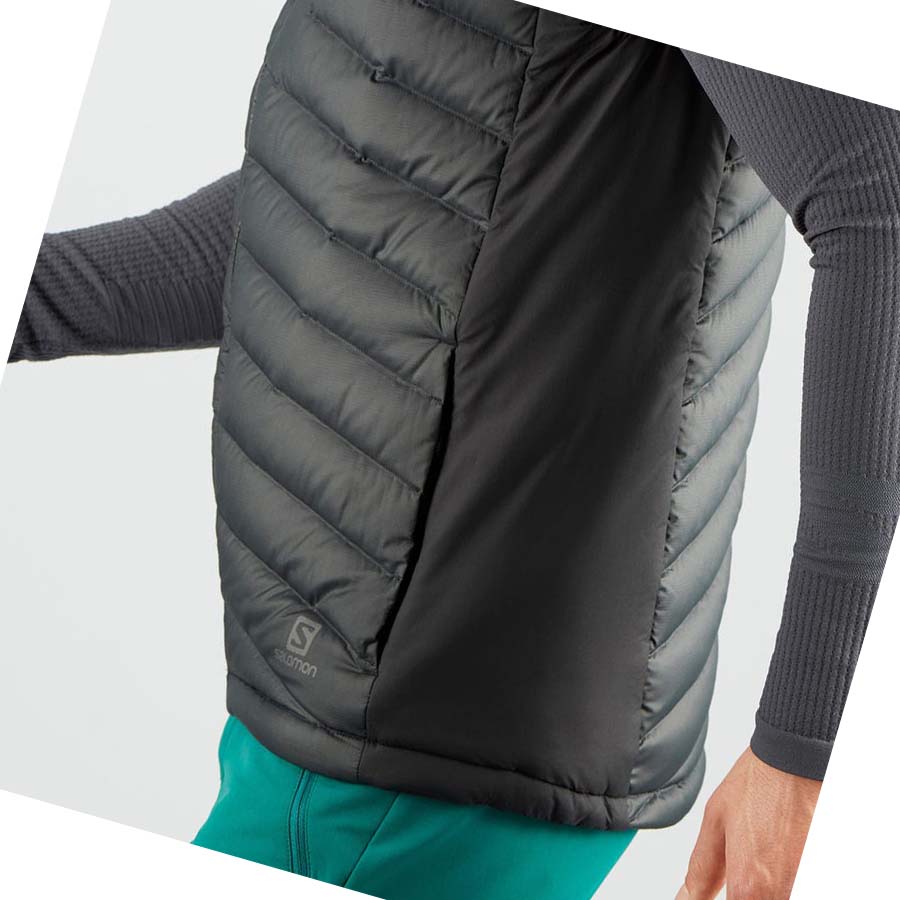 Chaquetas Salomon ESSENTIAL XWARM DOWN INSULATED Hombre Negros | MX 3317FDN